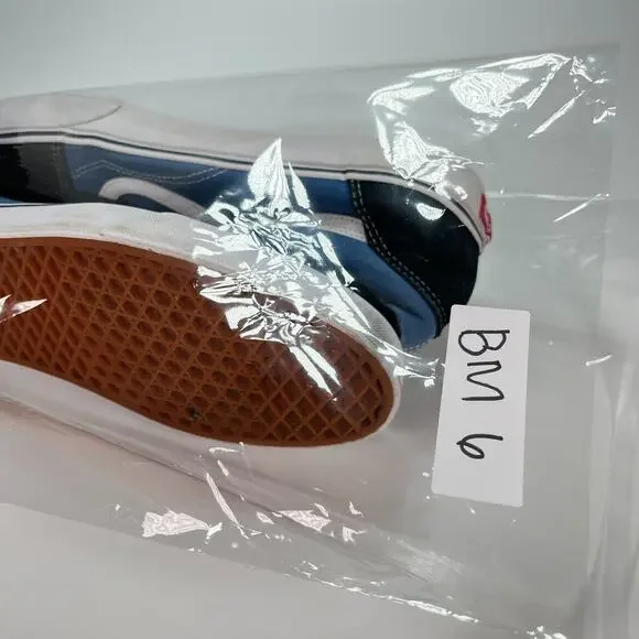 Vans Off The Wall Old Skool Slate Blue Athletic Skate Shoes Men's Size 13 - Picture 10 of 10